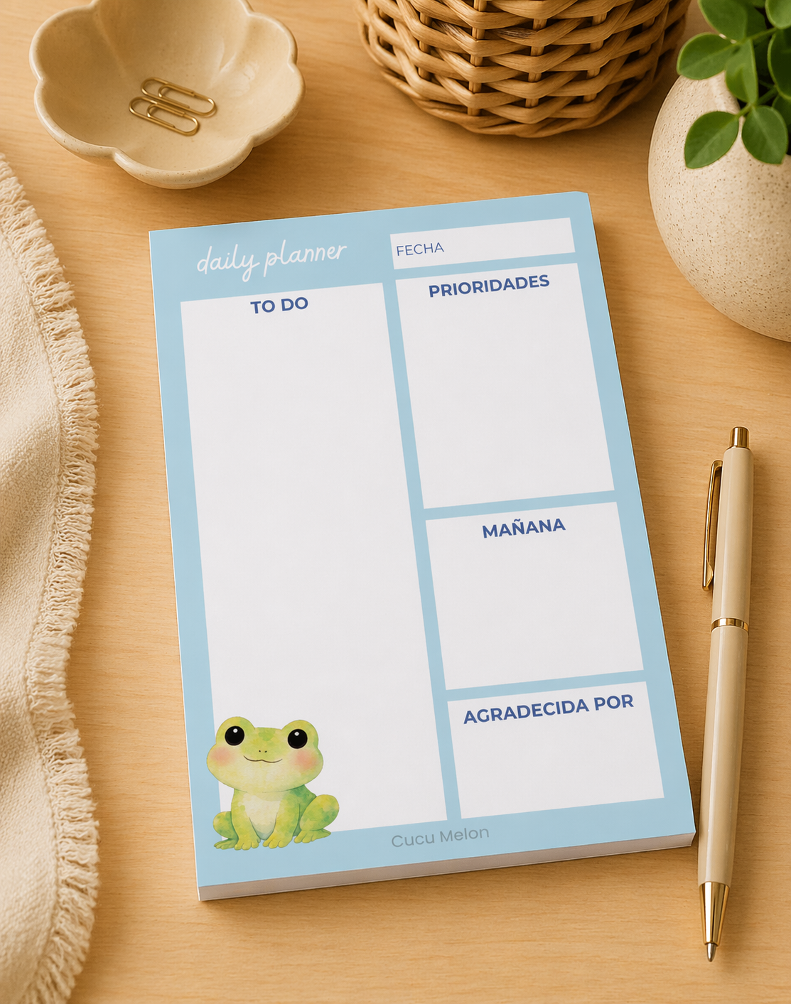 Daily Planner Froggy