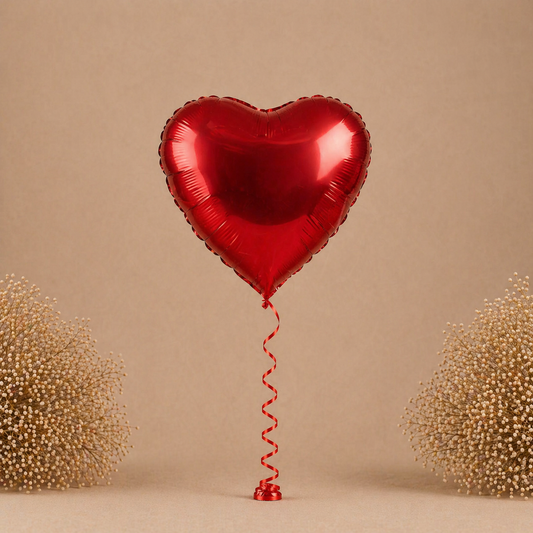 3 Globos metálicos corazón 18 pulgadas
