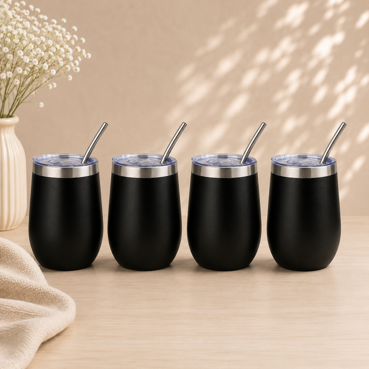 4 Vasos térmicos 12Oz
