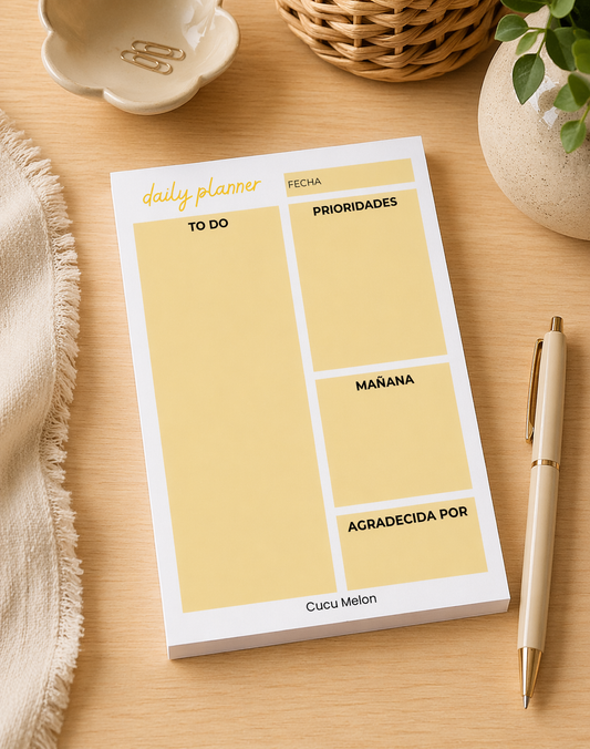 Daily Planner Happy Face