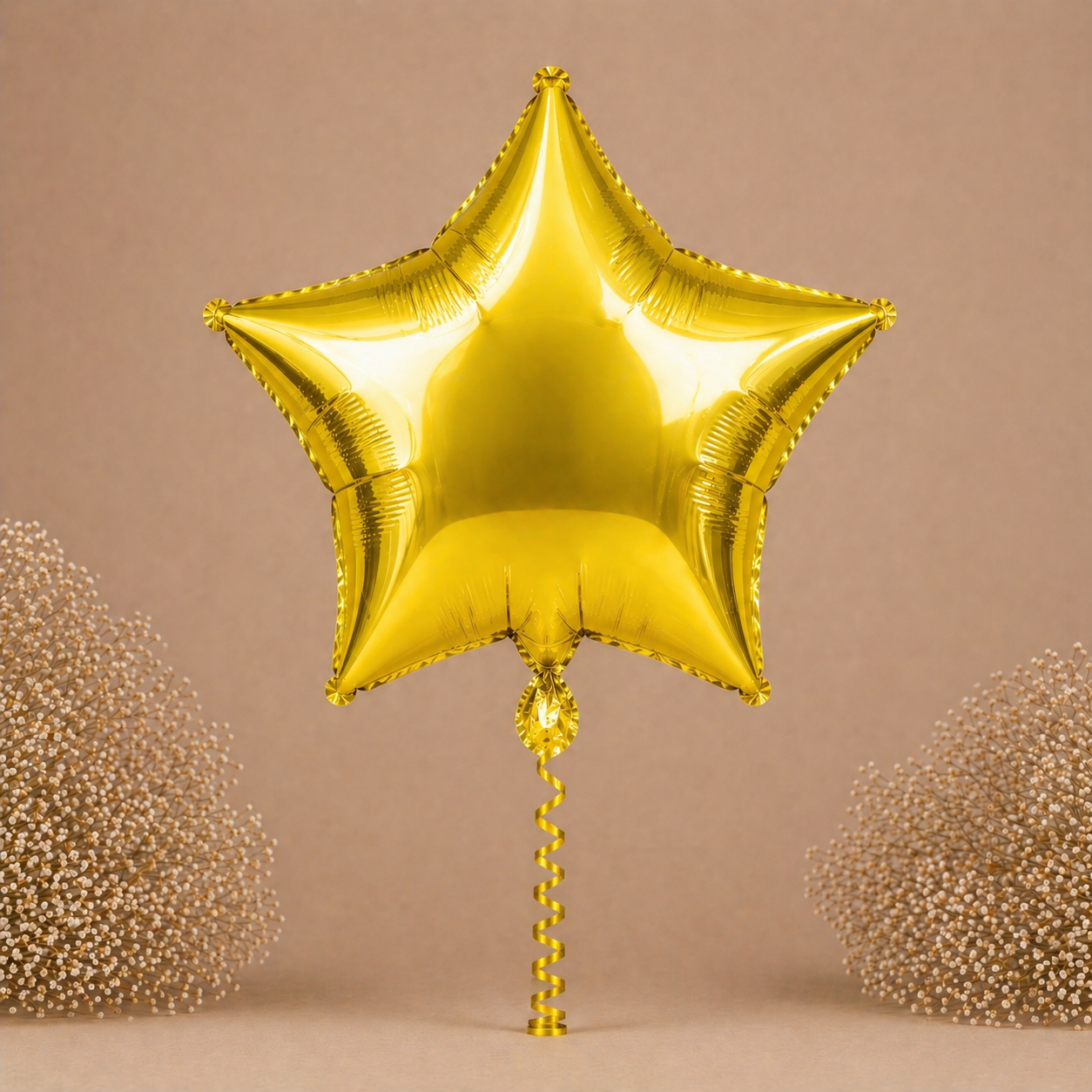 3 Globos metálicos estrella 18 pulgadas