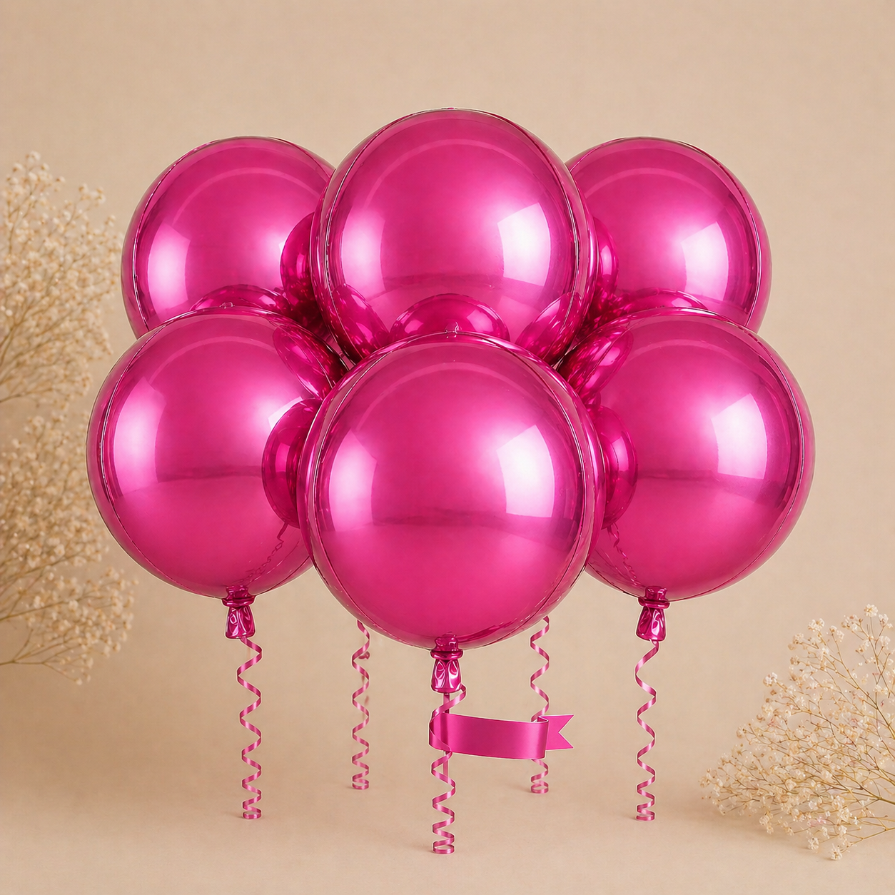 3 Globos esfera metálico 32pulgadas